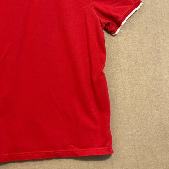 Tommy Hilfiger Polo Men's XL Red Short Sleeves Custom Fit - Picture 11 of 12